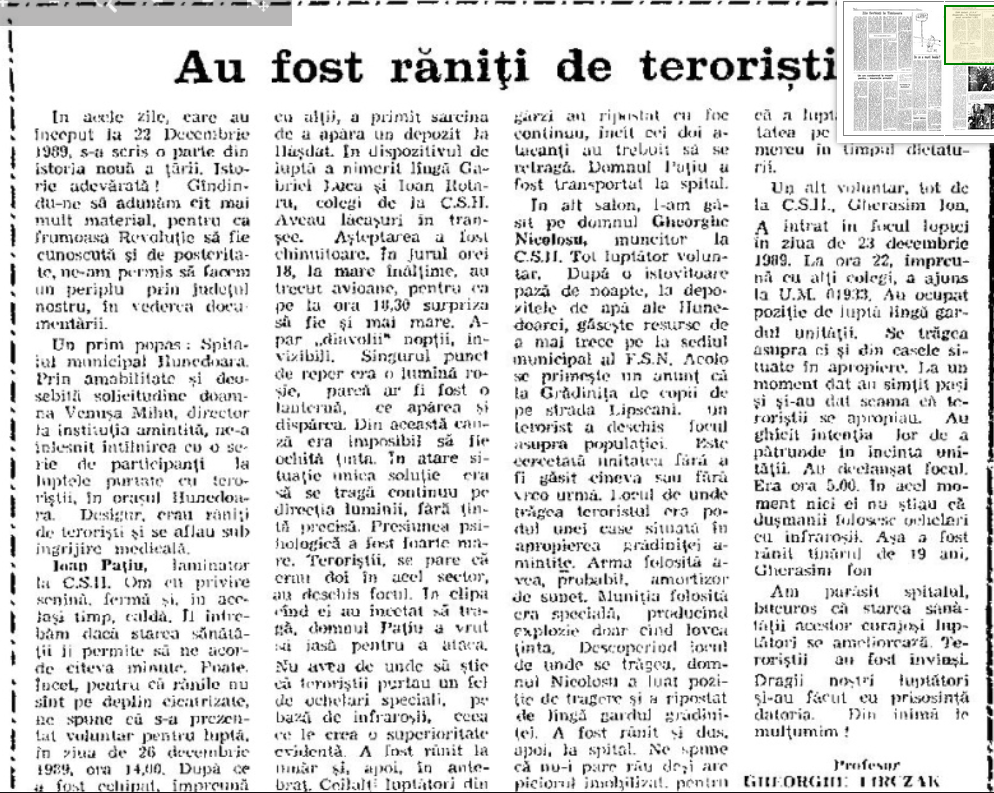 Gheorghe Firczak 2 2 1990 Calauza Deva