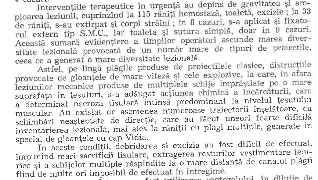 Surgery study of wounded soldiers 1990 page 5